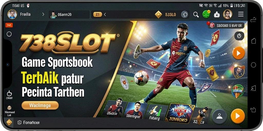 Tampilan gameplay menarik dari aplikasi Sportsbook 738SLOT.