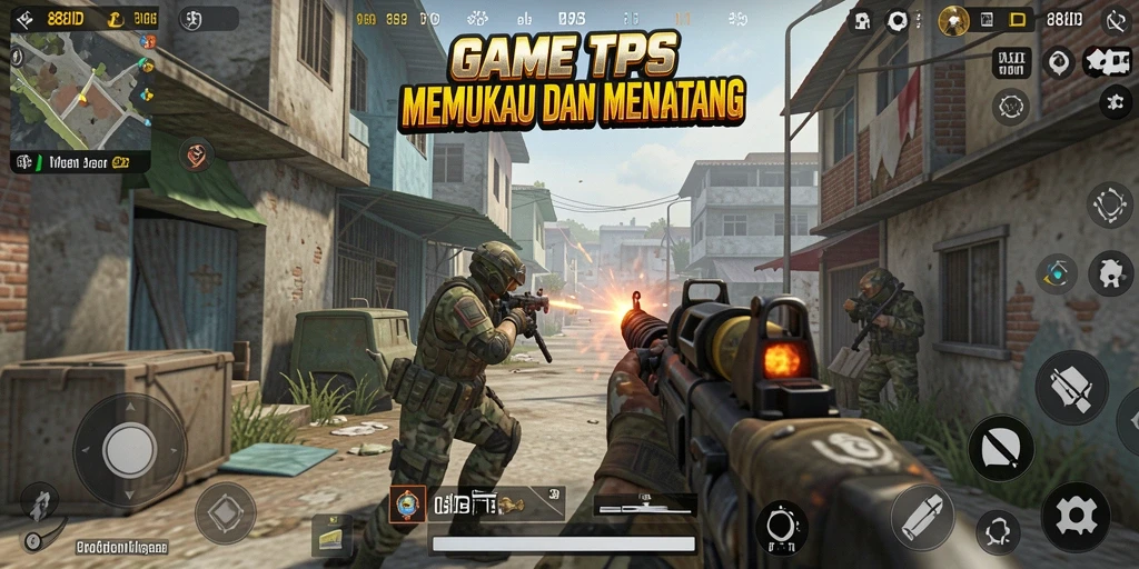 Tampilan utama gameplay TPS yang dinamis dan mengasyikkan di 88ID.