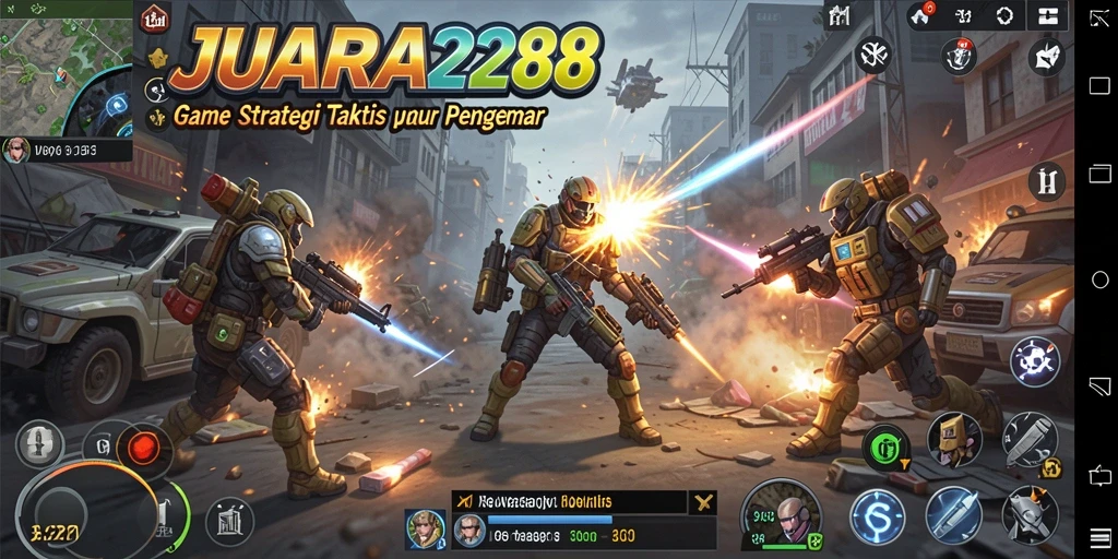 Tampilan gameplay JUARA288 yang mendebarkan dan penuh strategi.