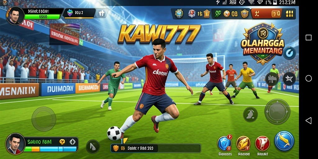 Tampilan gameplay seru dan menantang dari KAWI777