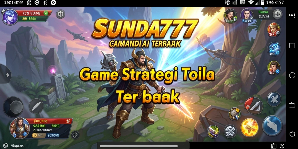 Tangkapan layar utama SUNDA777 menunjukkan aksi seru dan strategi di tengah gameplay.