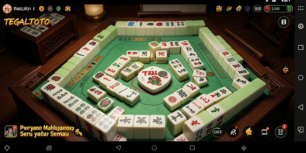 Screenshot gameplay TEGALTOTO menampilkan keseruan bermain Mahjong.