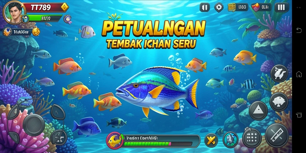 Screenshot gameplay seru Tembak Ikan TT789